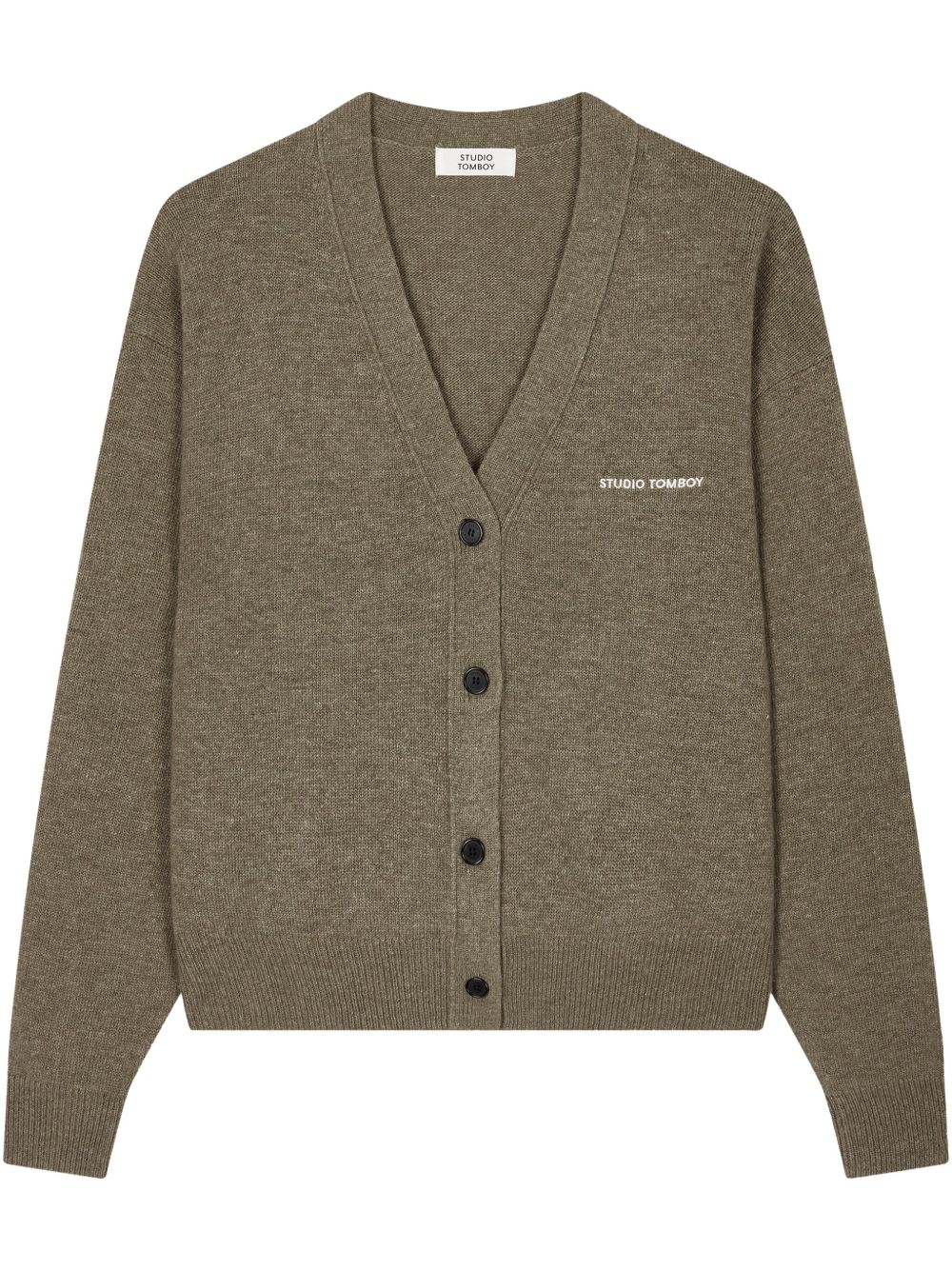 STUDIO TOMBOY V-neck cardigan - Green