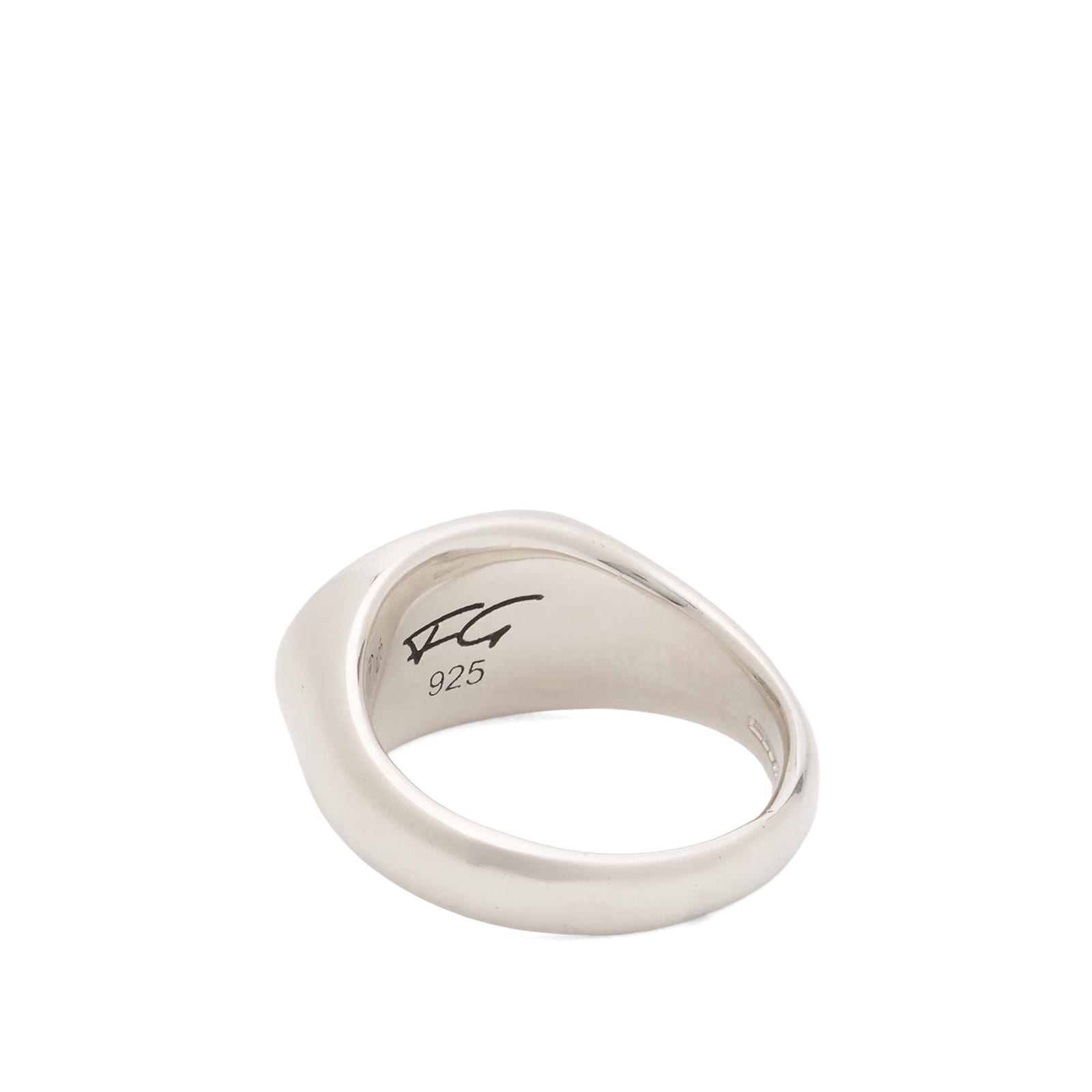 Greyhound Signet Ring in Silver