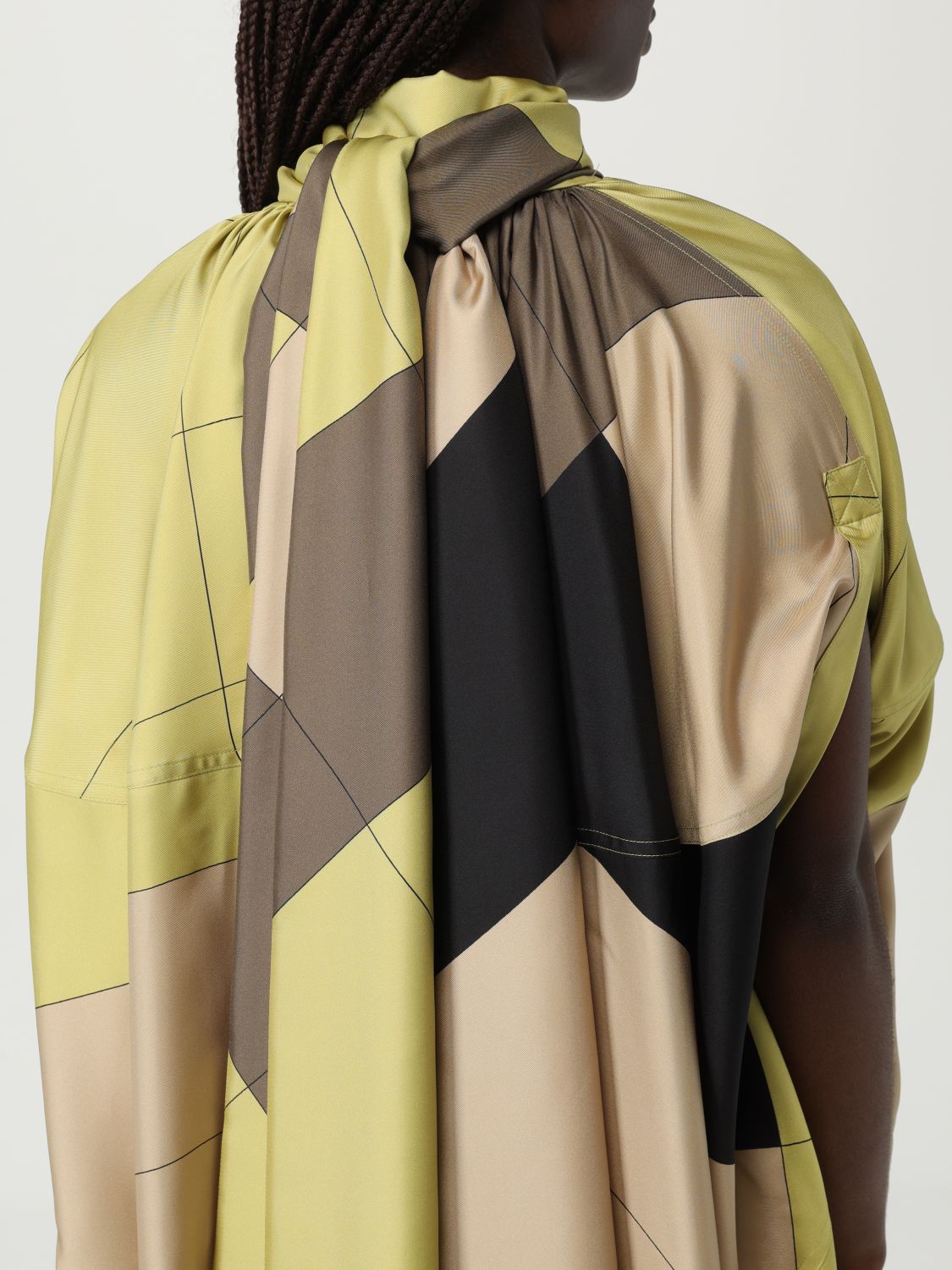 Dress FERRAGAMO Woman color Acid Green