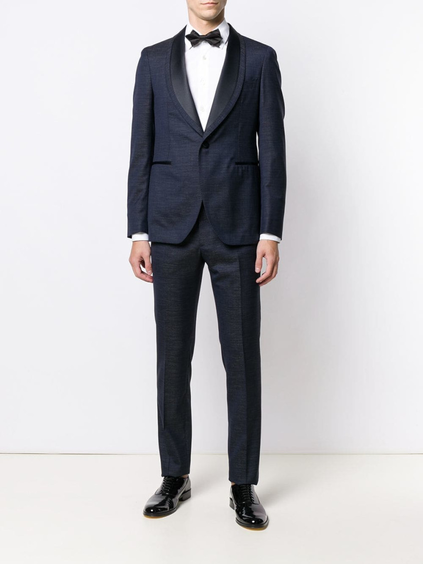 Blue Two-piece suit