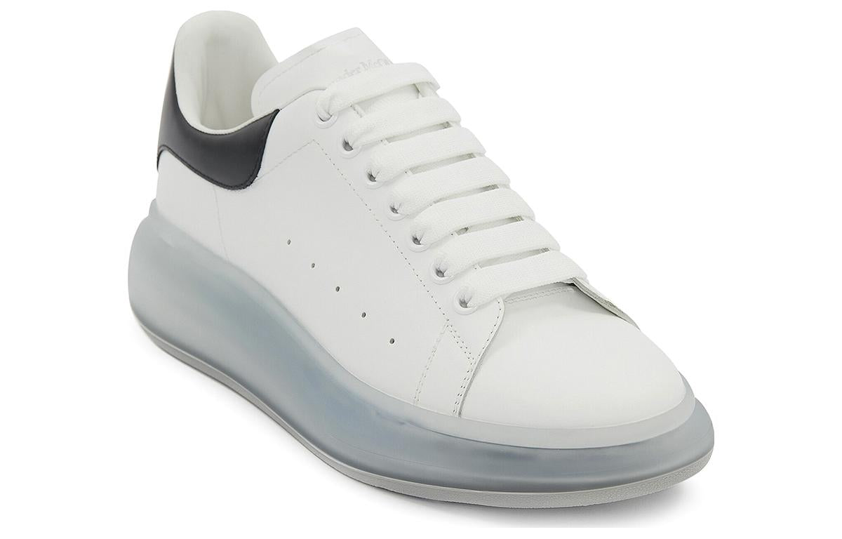 Oversized Sneakers 'Clear Sole White Navy Blue'