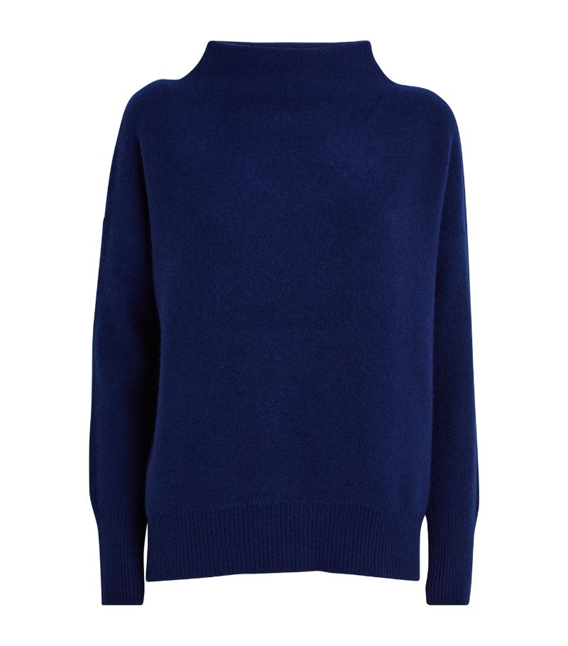 Cashmere Funnel-Neck Sweater