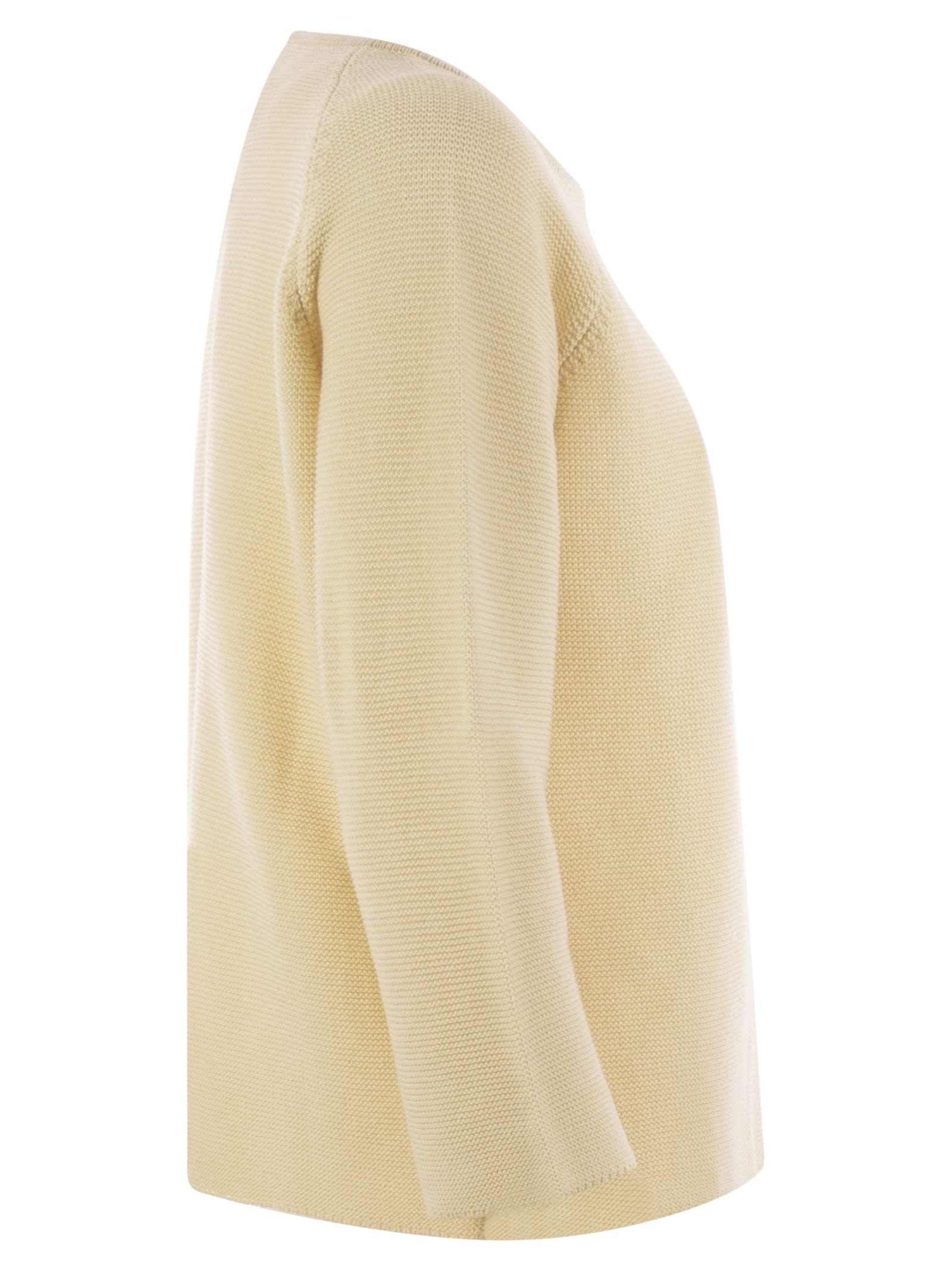 Weekend Max Mara Addotto Cotton Yarn Sweater