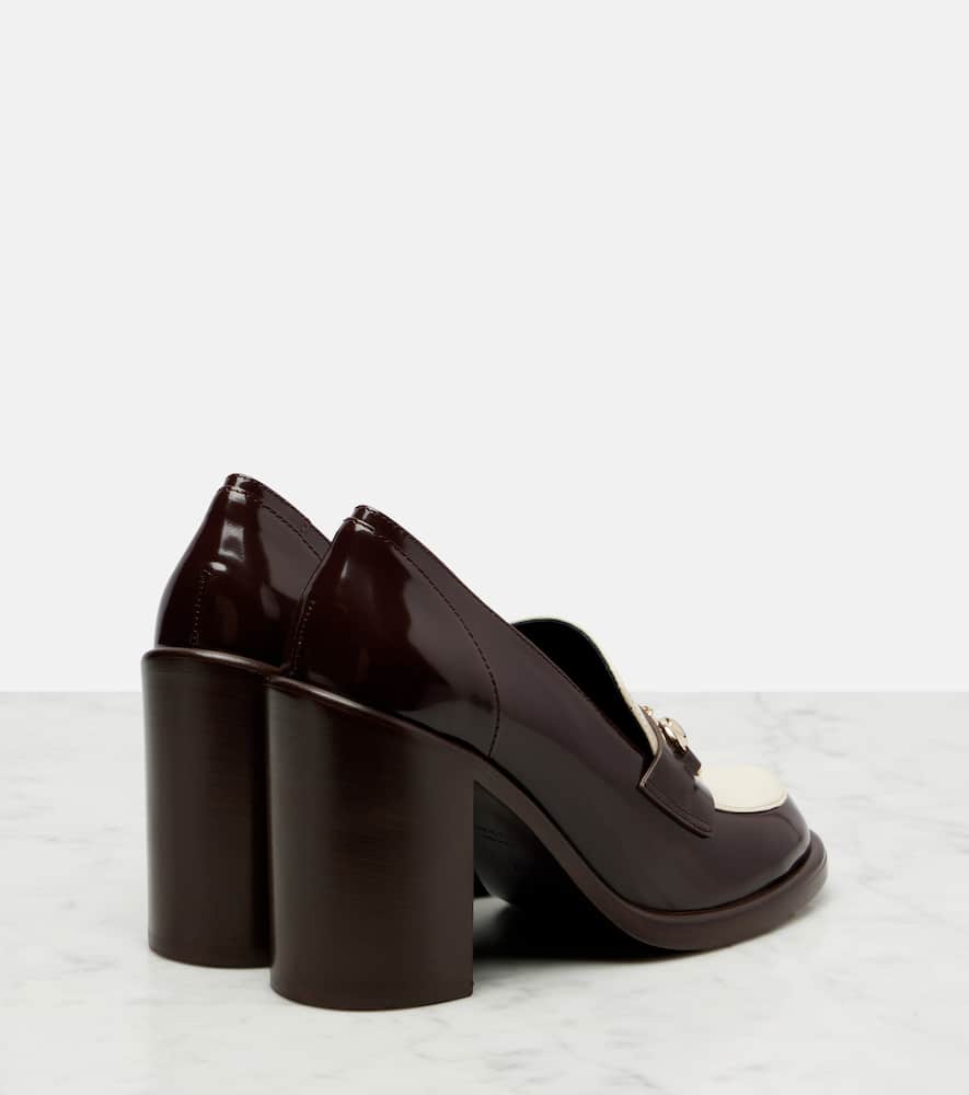 Savoy Horsebit leather loafer pumps