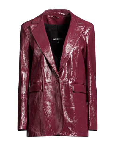 Woman Blazer Garnet Size 4 Lambskin
