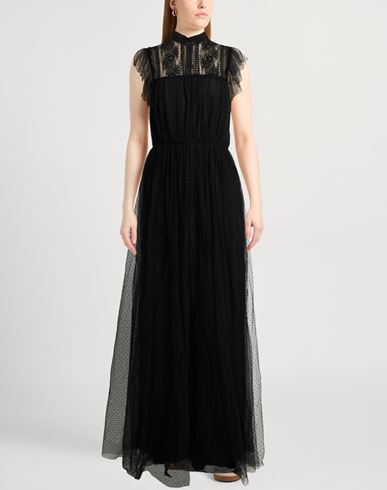 Woman Maxi dress Black Size 6 Polyamide