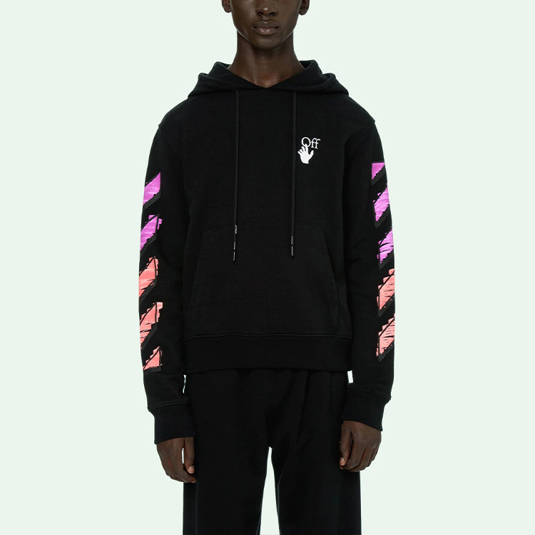 Men's SS21 Logo Printing Long Sleeves Loose Fit 'Black Fuchsia'