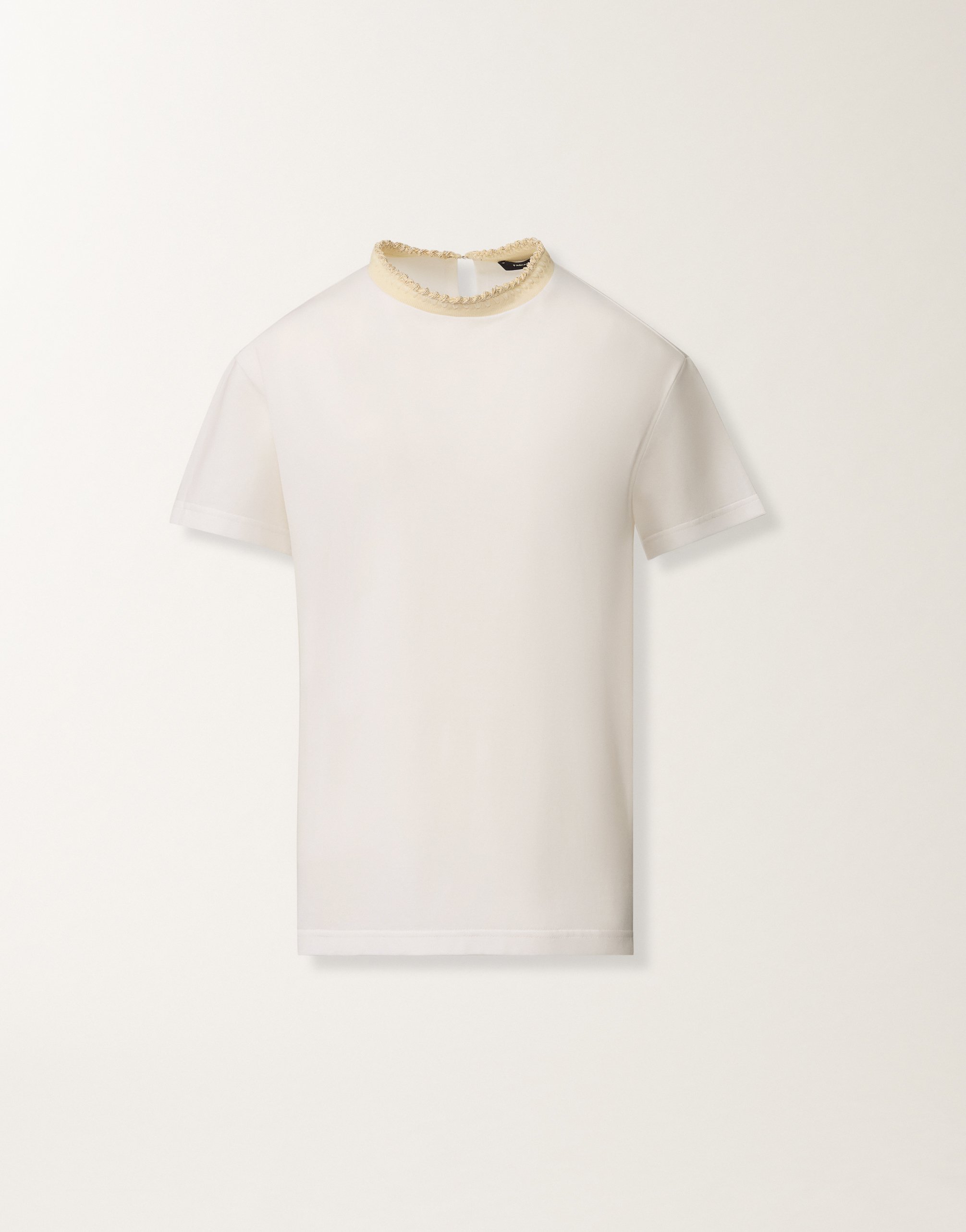 Optical white jersey T-shirt