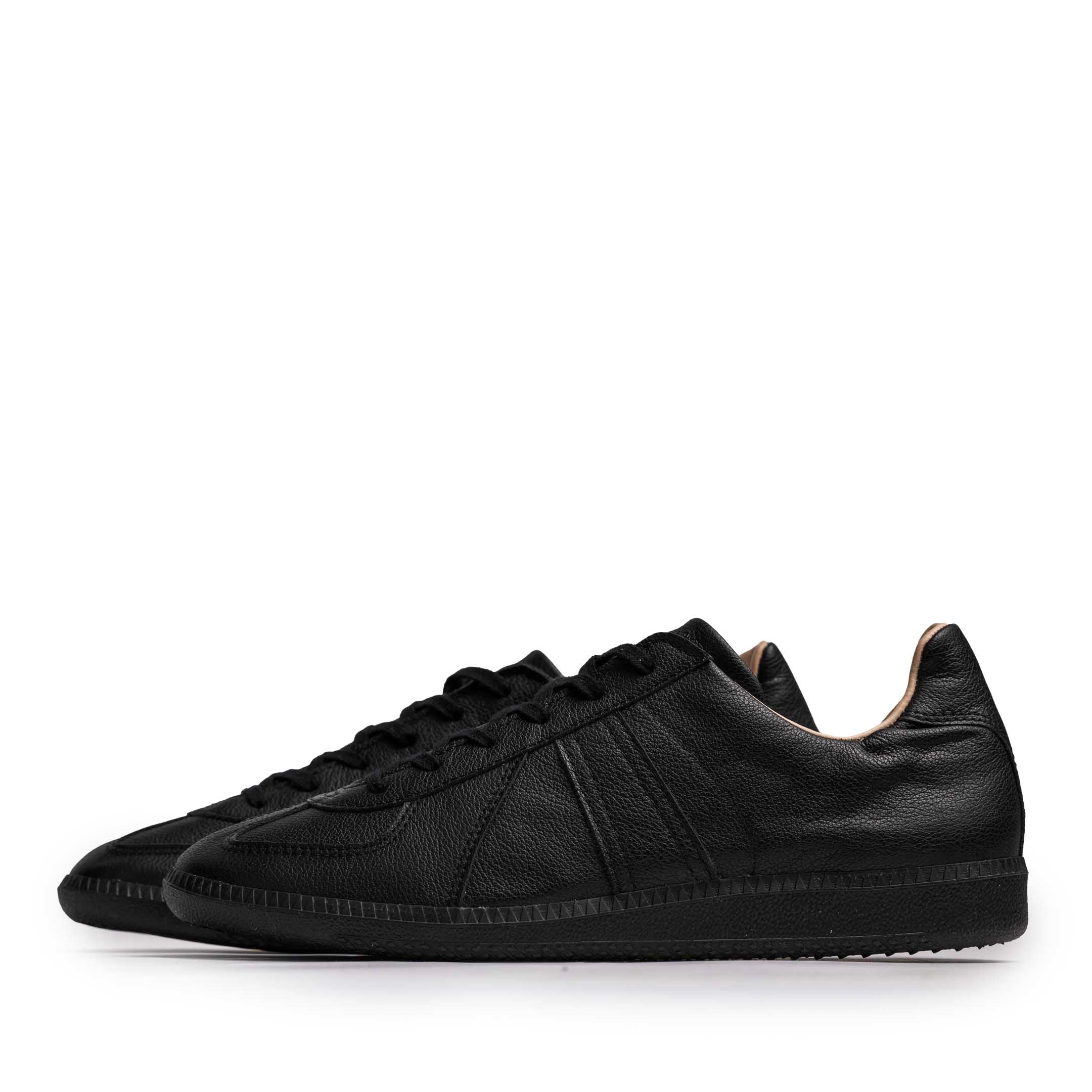 German Army Trainer (GAT) Sneaker All Black Leather