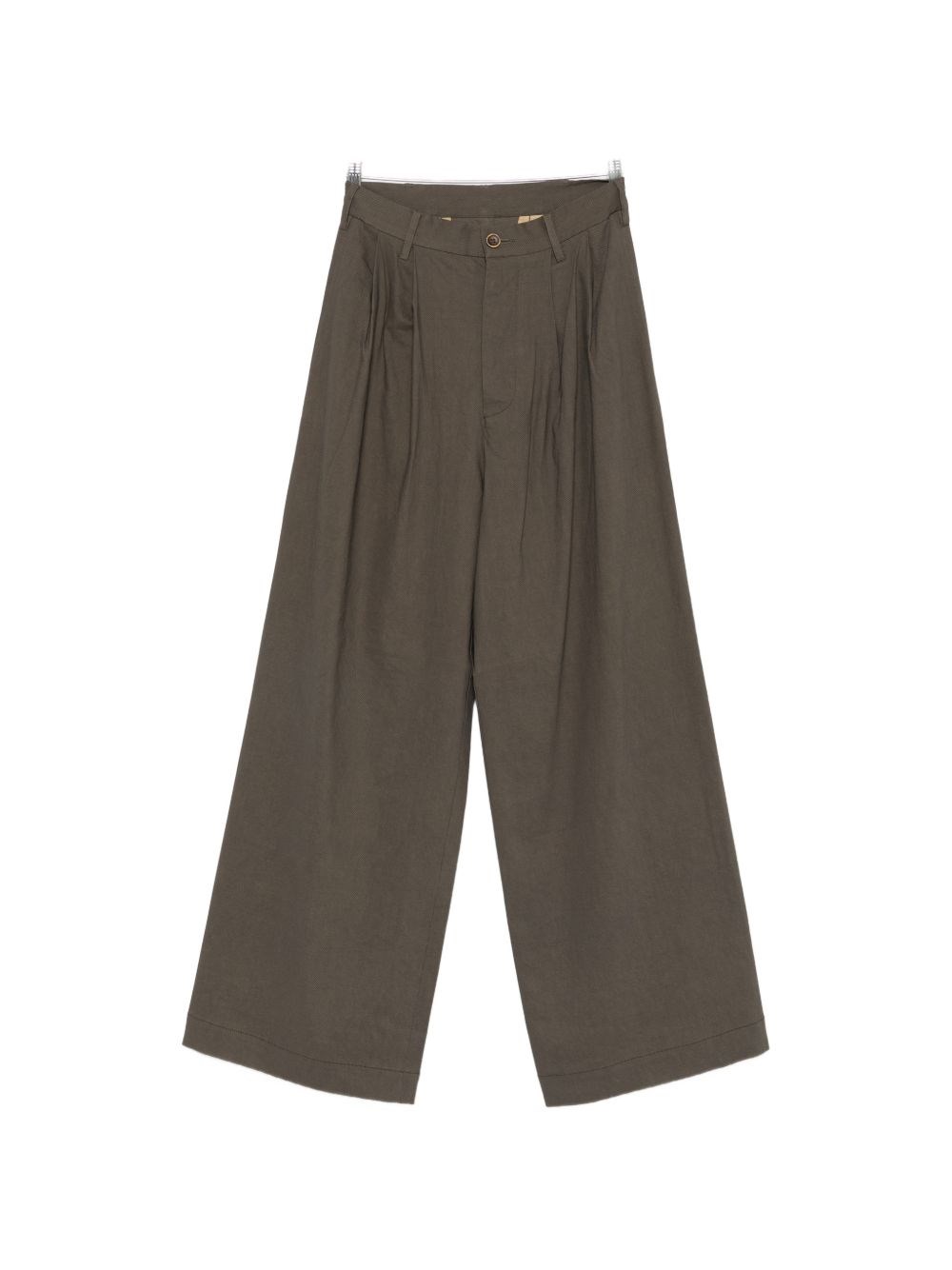Uma Wang - paella linen blend wide leg trouser