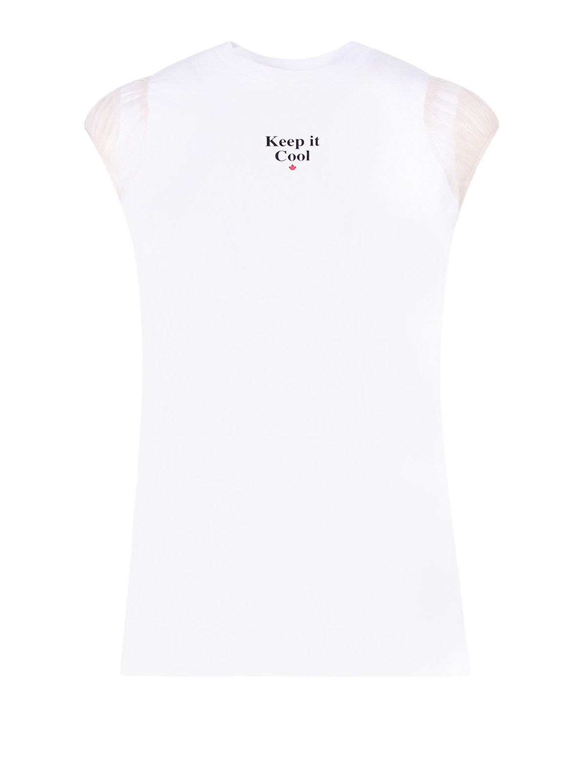 Slogan print T-shirt