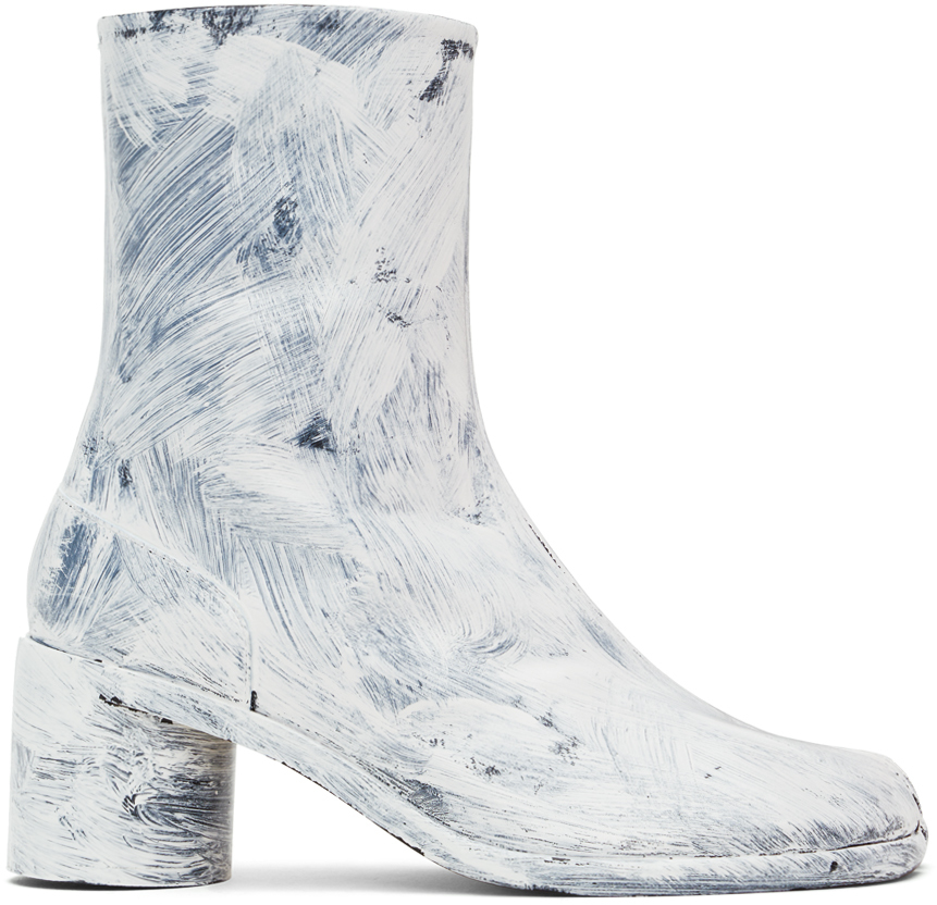 Maison Margiela White Tabi Bianchetto Boots