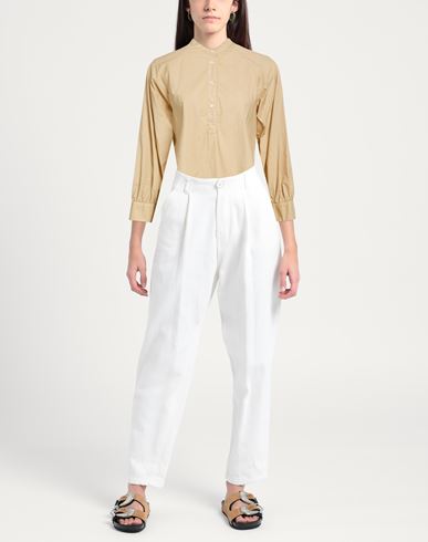 Woman Top Beige Size 2 Cotton
