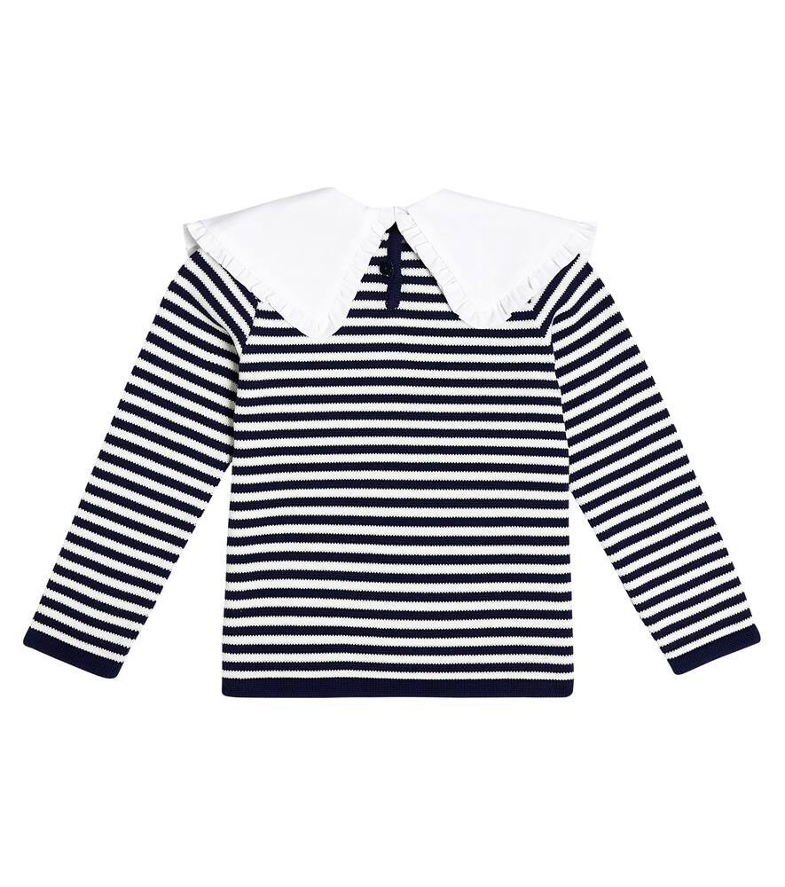 Morissa striped cotton sweater