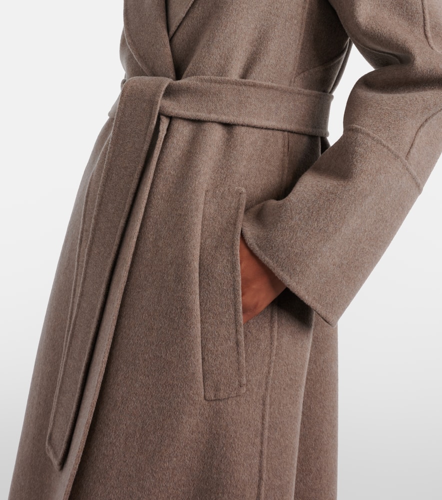 Elisa virgin wool wrap coat