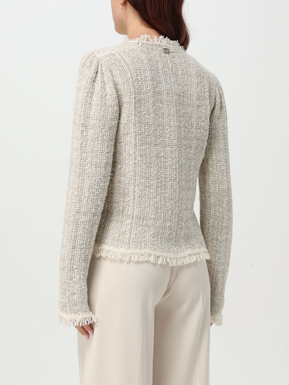 Tweed lurex jacket - Neutrals