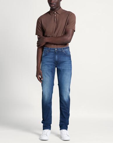 Man Jeans Blue Size 38 Cotton, PES, Elastane