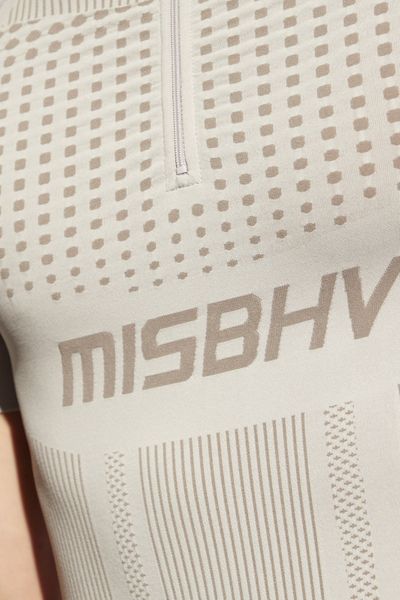 Misbhv Sport Europa Quarter-Zipped Knitted T-Shirt
