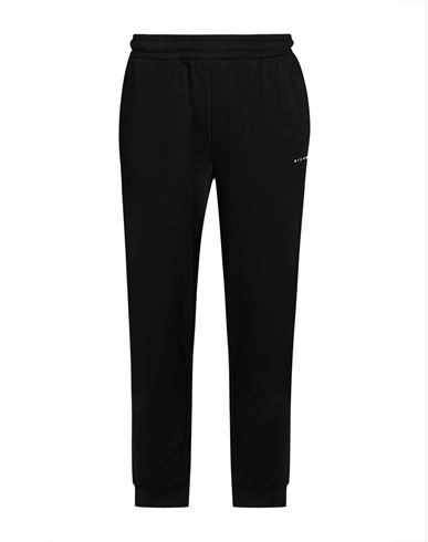 Man Pants Black Size L Cotton, Polyester