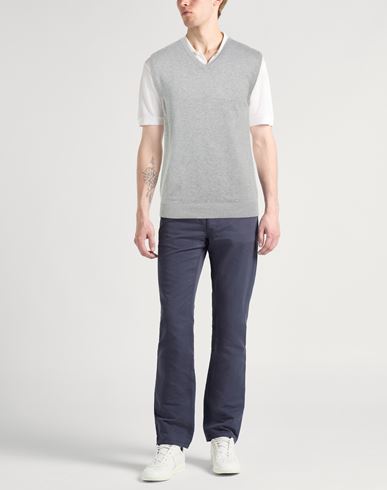 Man Sweater Grey Size XL Viscose, Polyamide