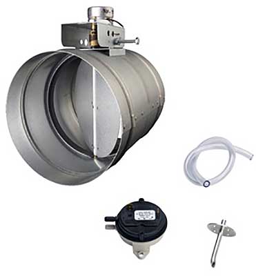 "10"" Stainless Steel Universal Make-Up Air Kit"