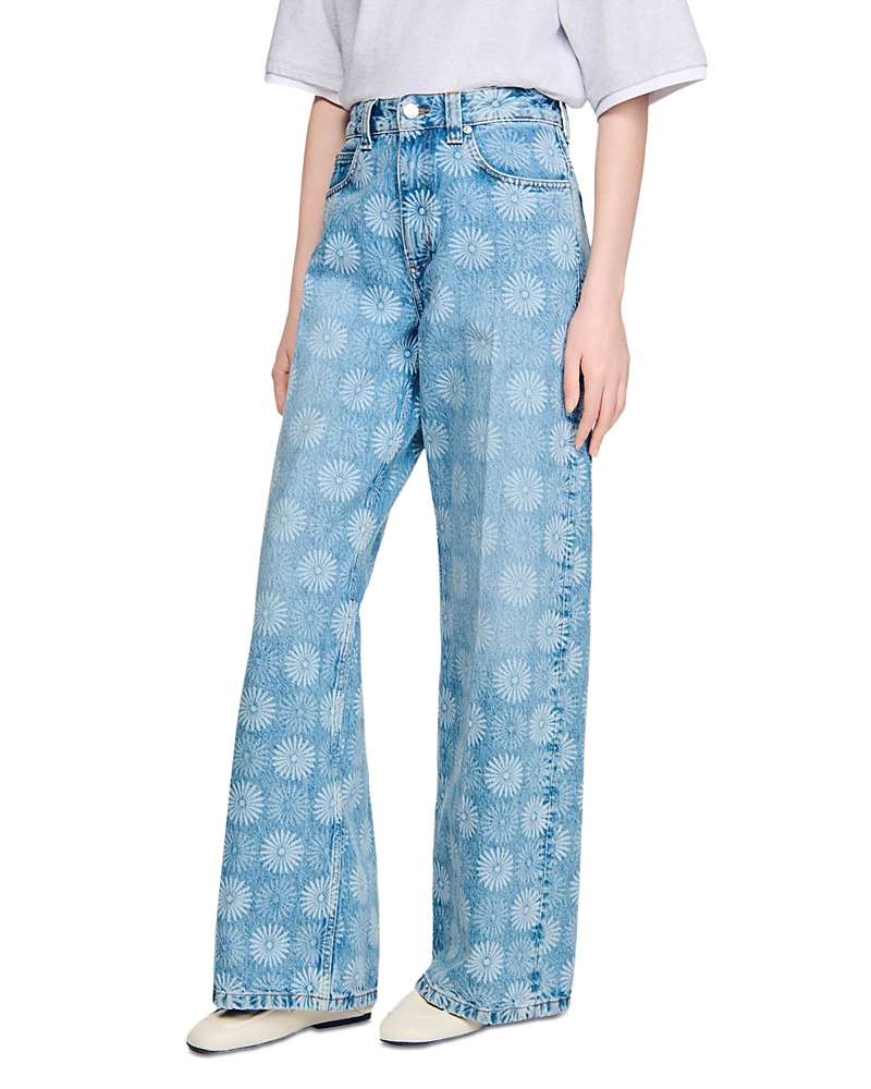 Straight Leg Jeans in Blue Jean