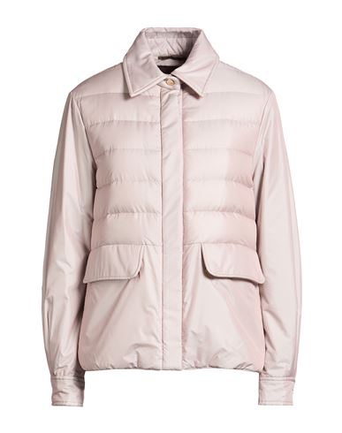 Woman Puffer Taupe Size 10 Polyester, Polyamide