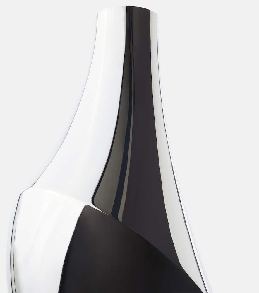 Flora Large stainless steel vase by Todd Bracher