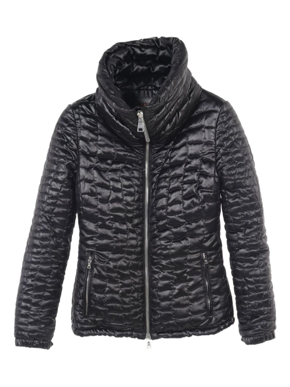 00's quilted puffer jacket - Black
