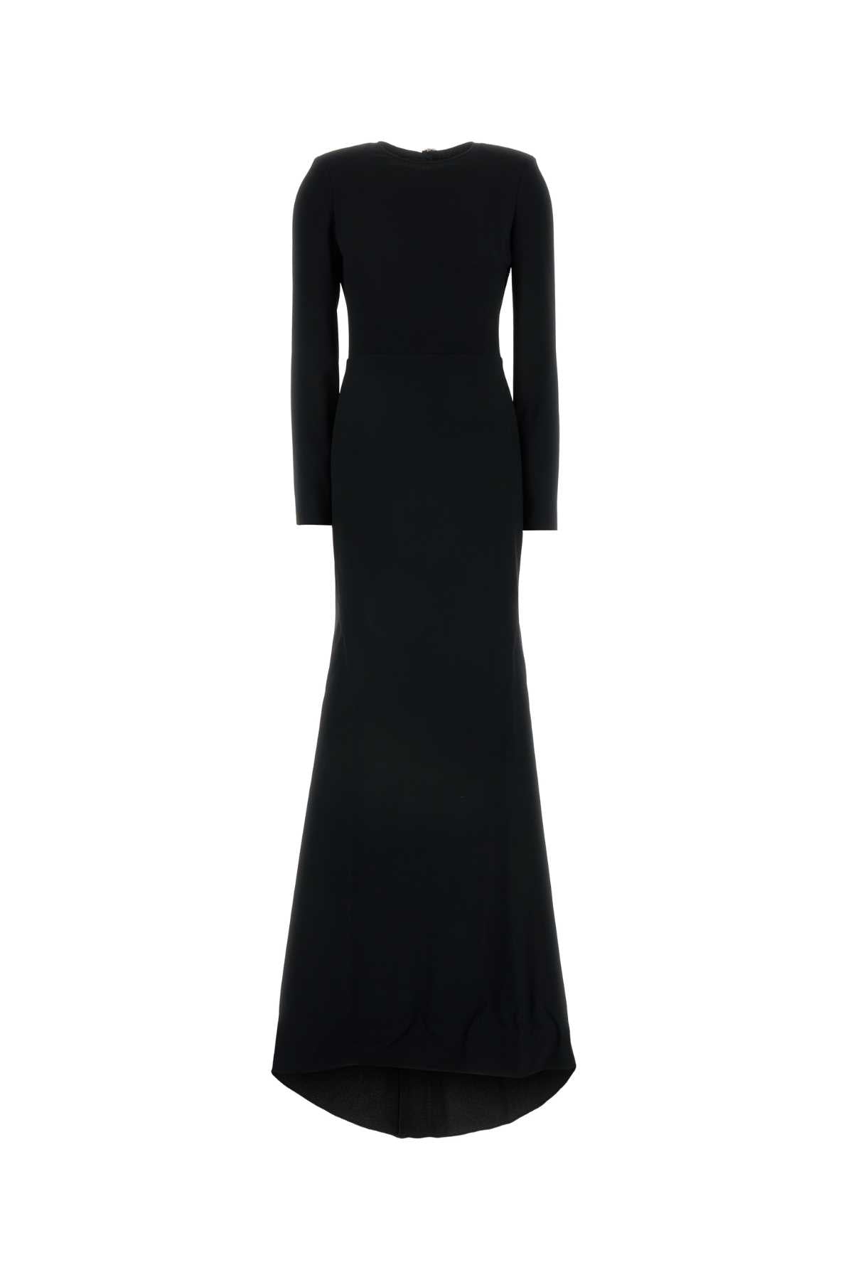 Crepe Dress — Black