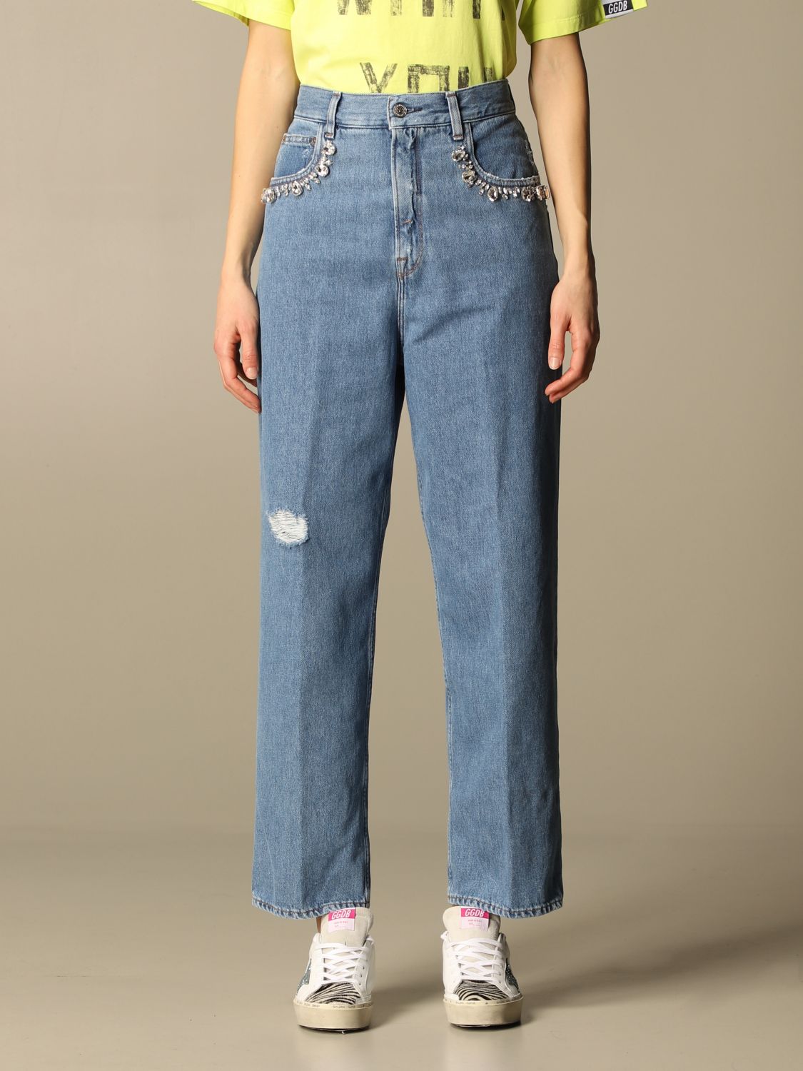Golden Collection jeans in washed denim