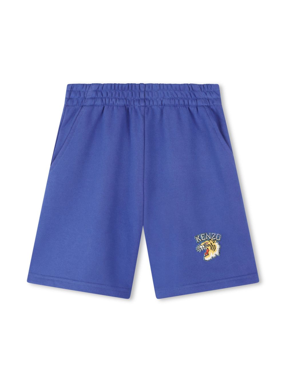 Verity Tiger cotton shorts - Blue