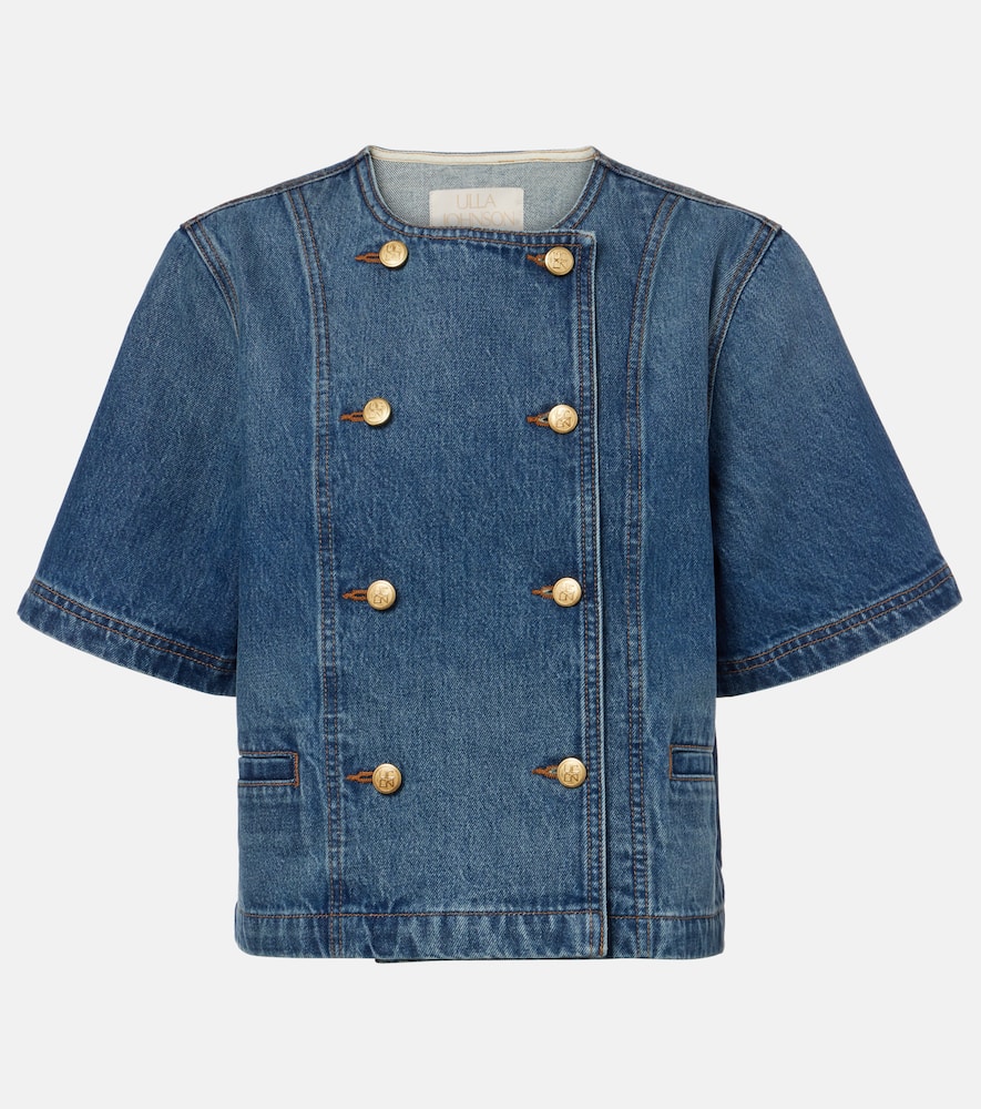 Serge denim top