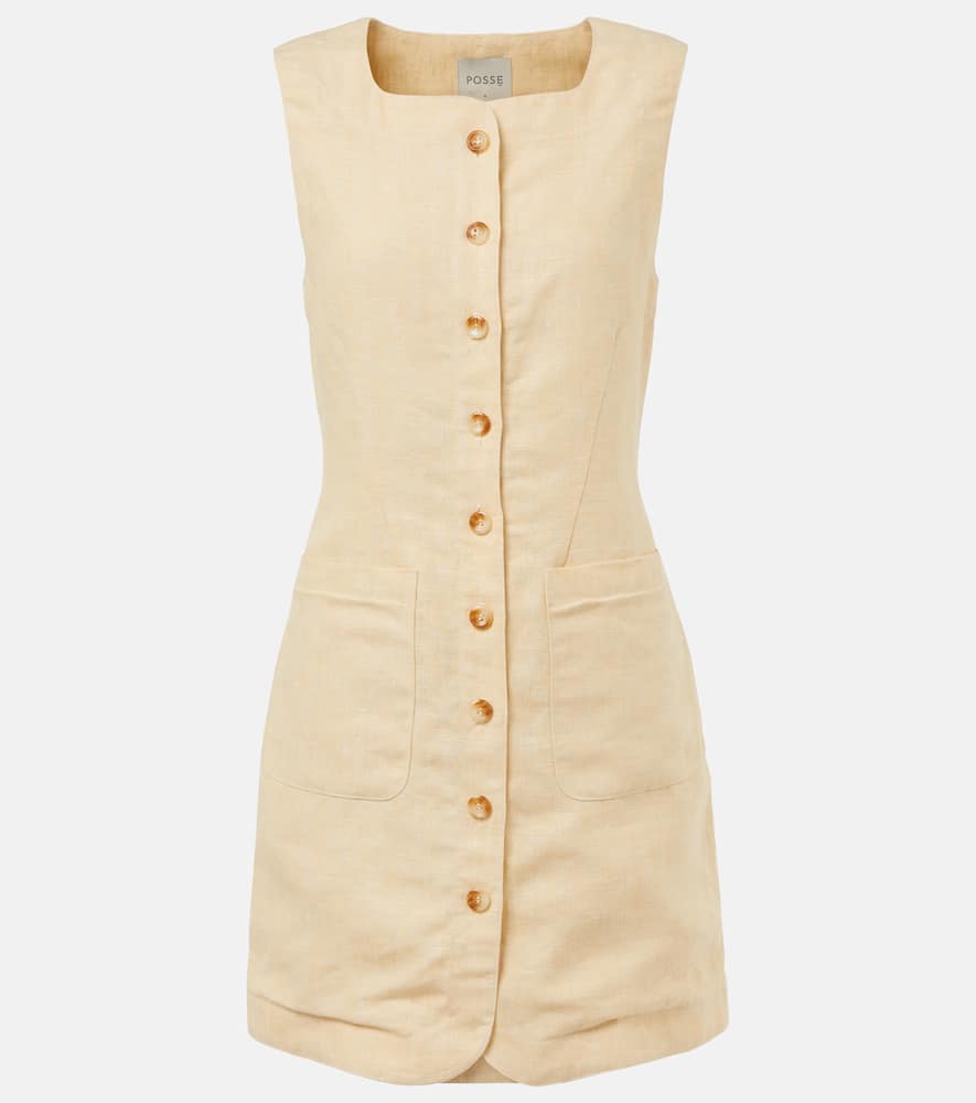 Emma linen minidress