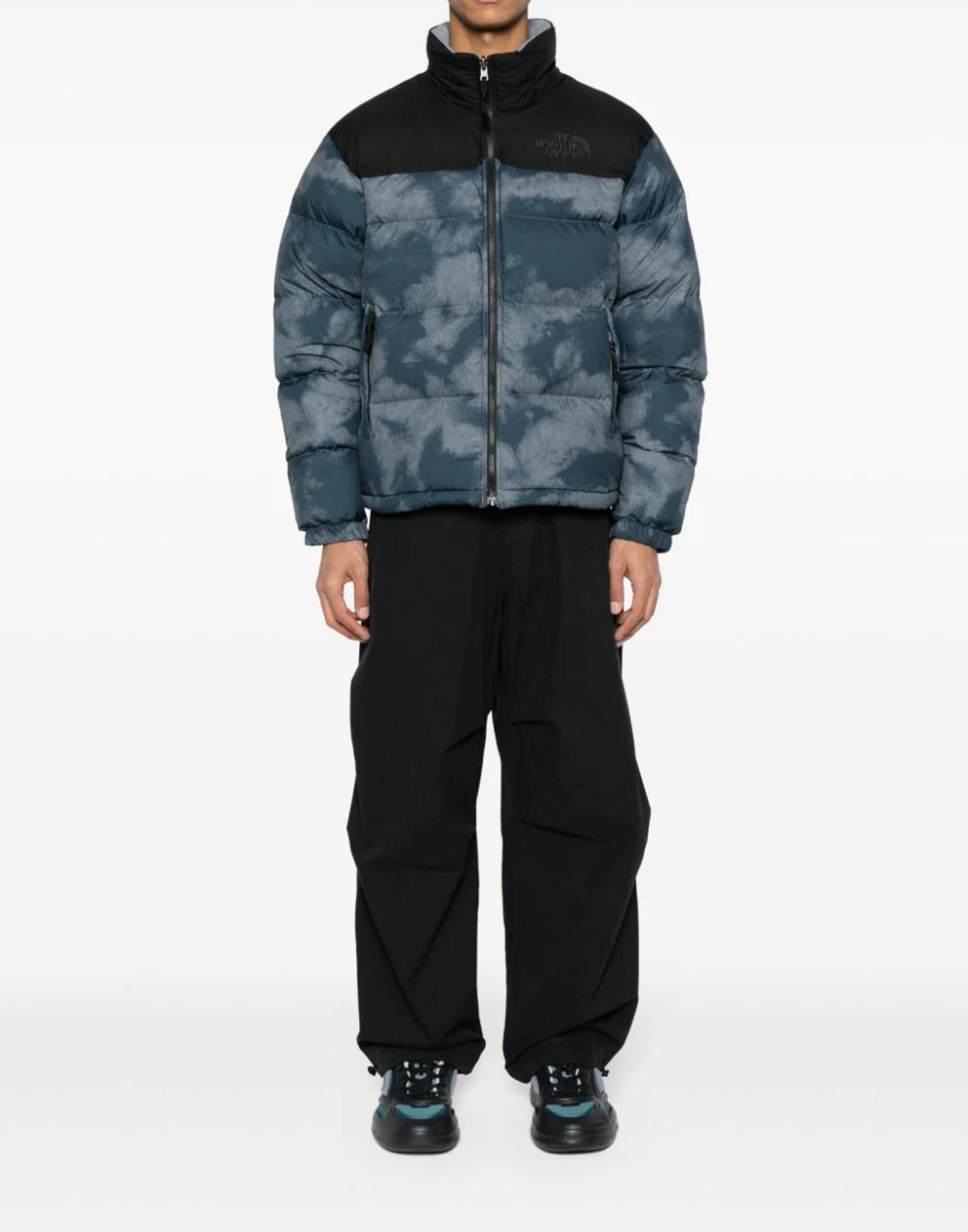 Down-Filled Down Jacket — Blue