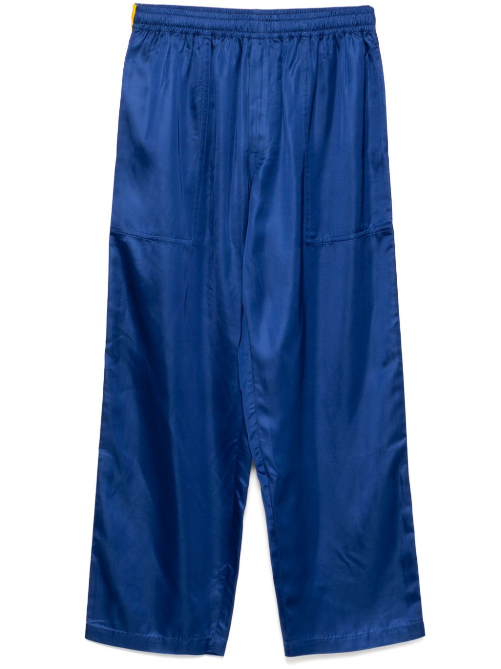 Satin track pants - Blue