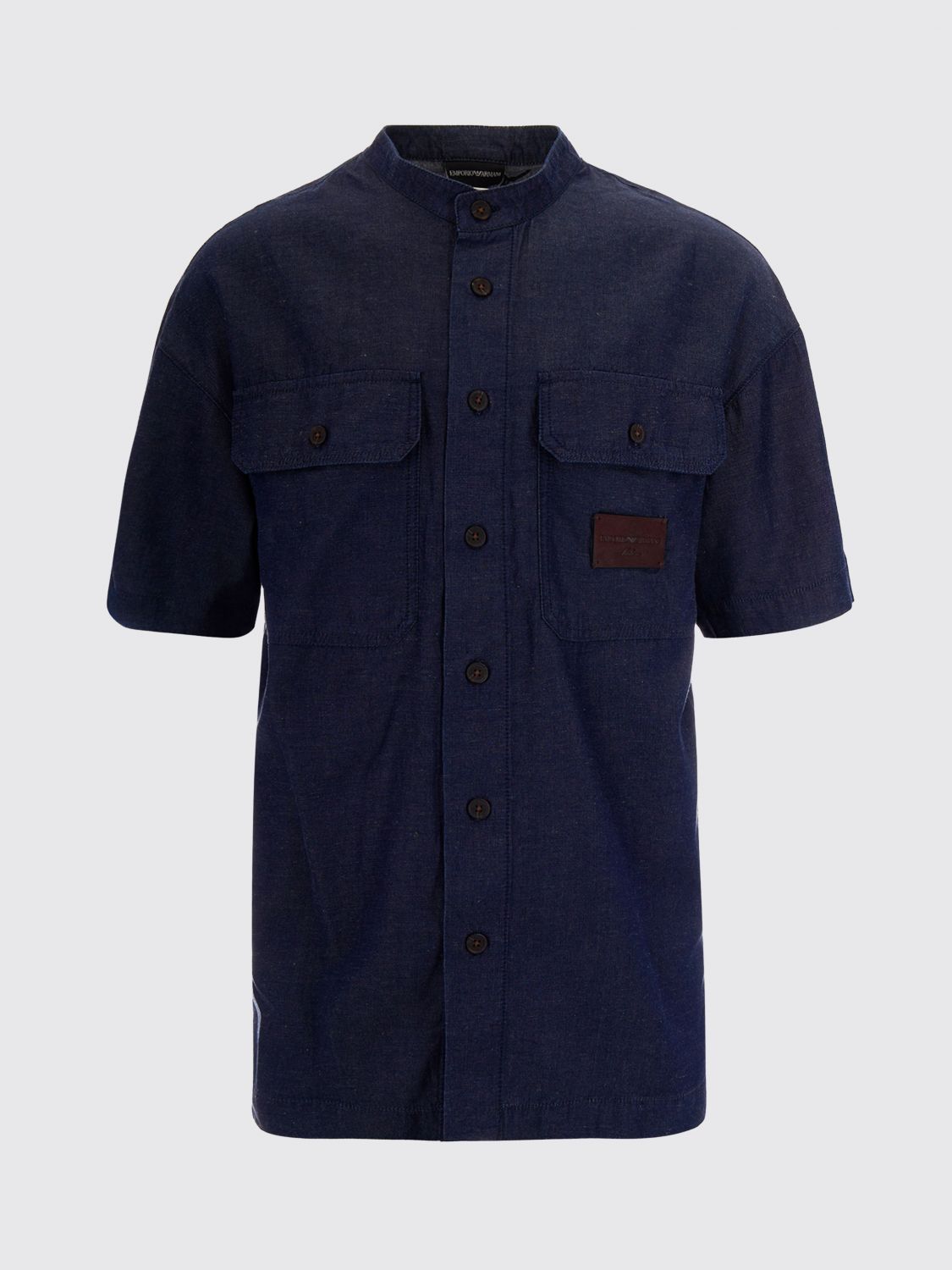 Shirt Men color Denim