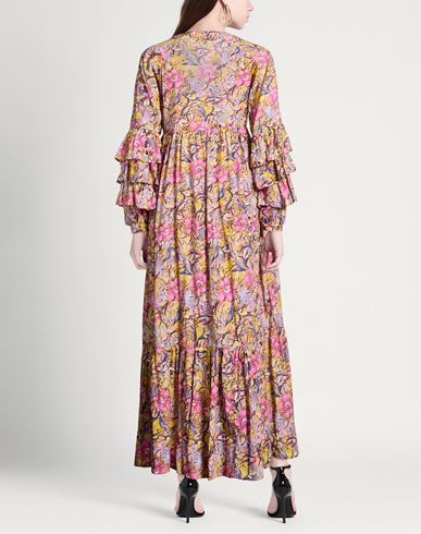 Woman Maxi dress Pink Size M Cotton