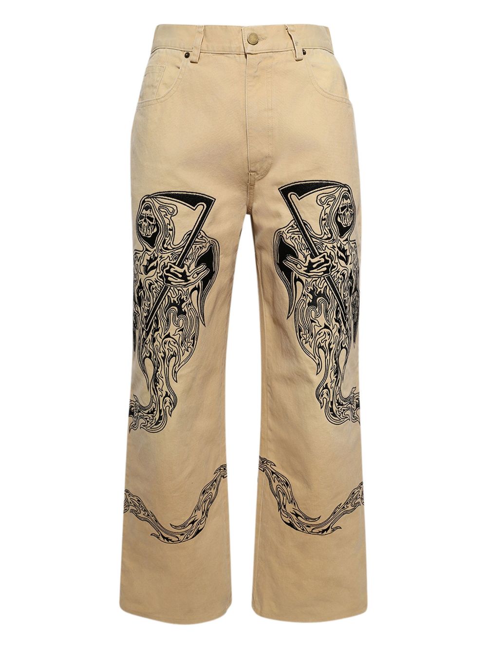 Warren Lotas cotton straight jeans - Neutrals
