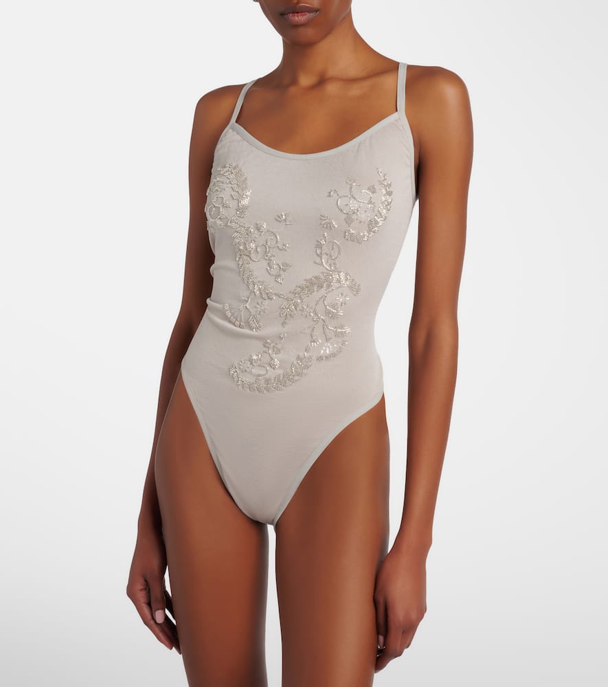Beaded bodysuit