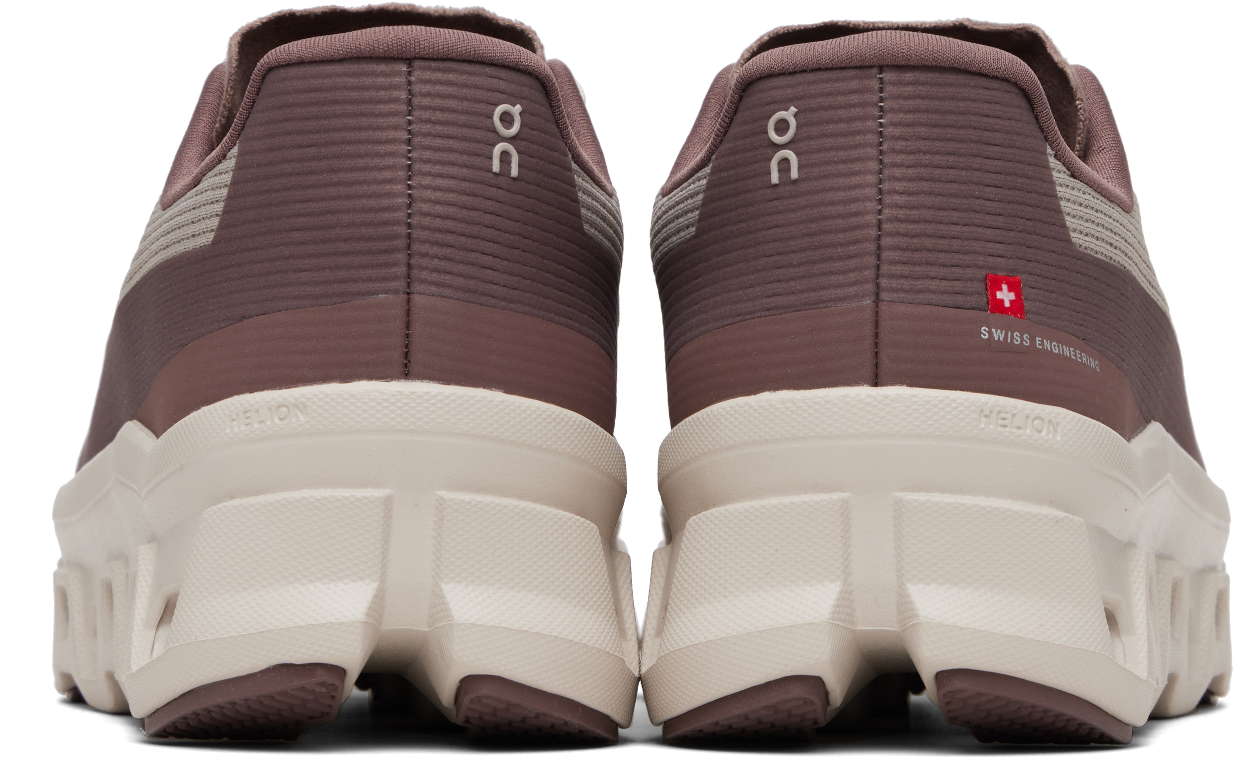 Taupe & Burgundy Cloudmster Void Sneakers