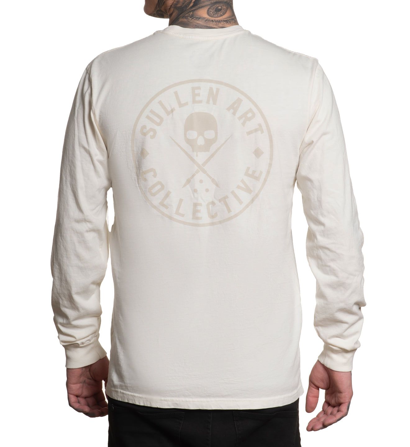 Ever Long Sleeve Classic Logo Shirt - Antique White, ANTIQUE WHITE