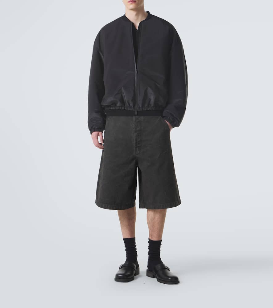 Denim Bermuda shorts