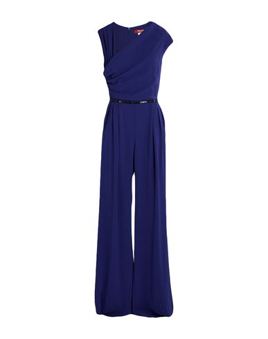 Woman Jumpsuit Blue Size 10 Triacetate, Polyester