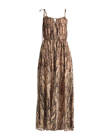 Just Cavalli Woman Maxi dress Sand Size 4 Polyester