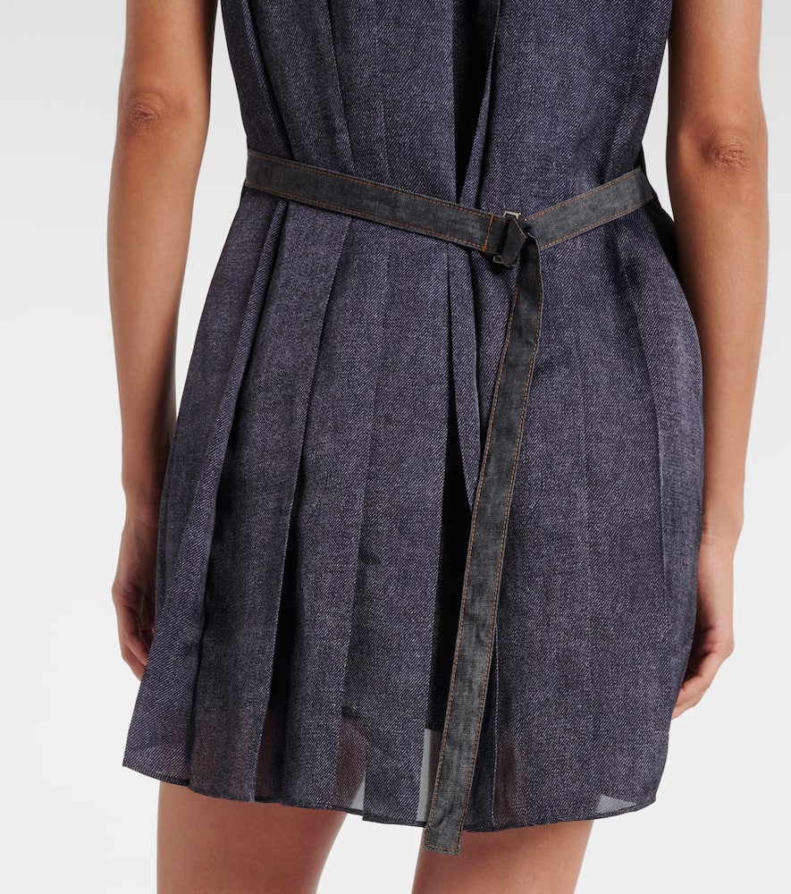 Knitted cotton minidress