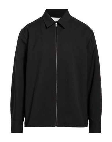 Man Jacket Black Size 36 Polyester