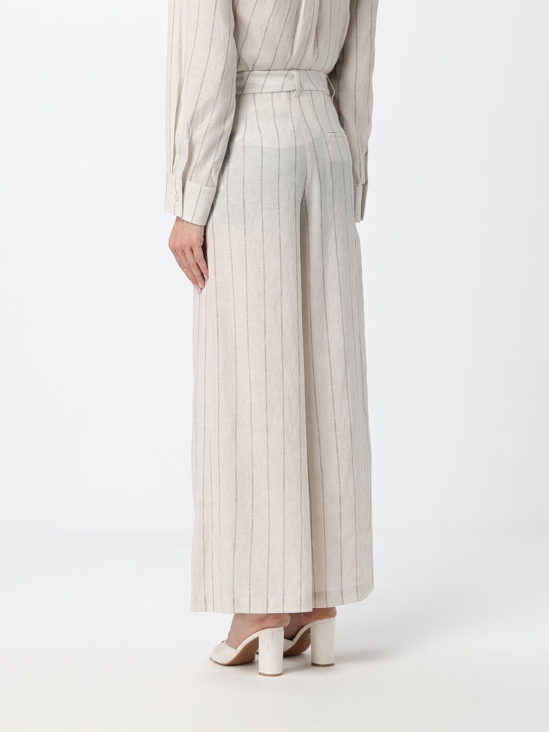 Pants Woman color Ecru