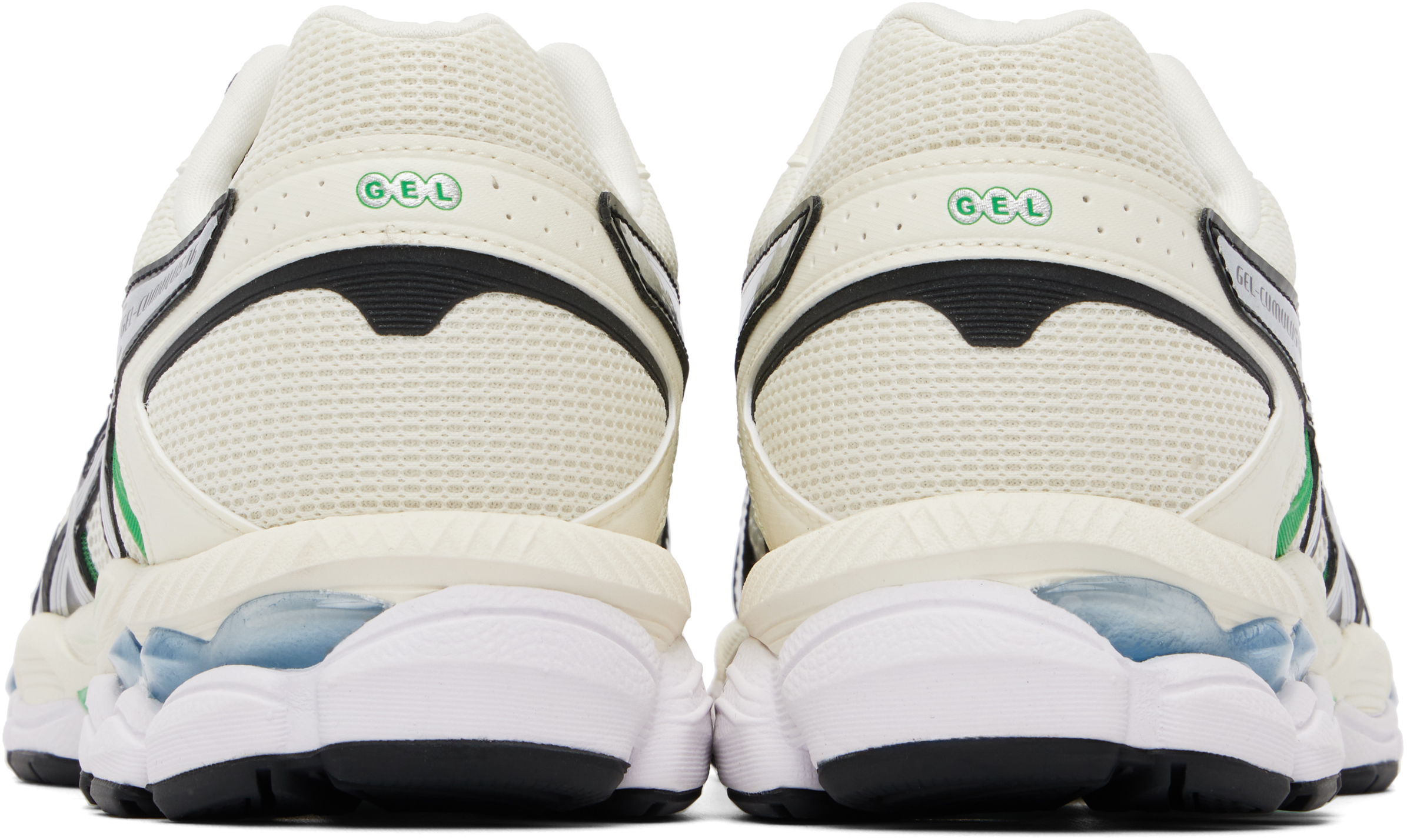 Beige & Green Gel-Cumulus 16 Sneakers
