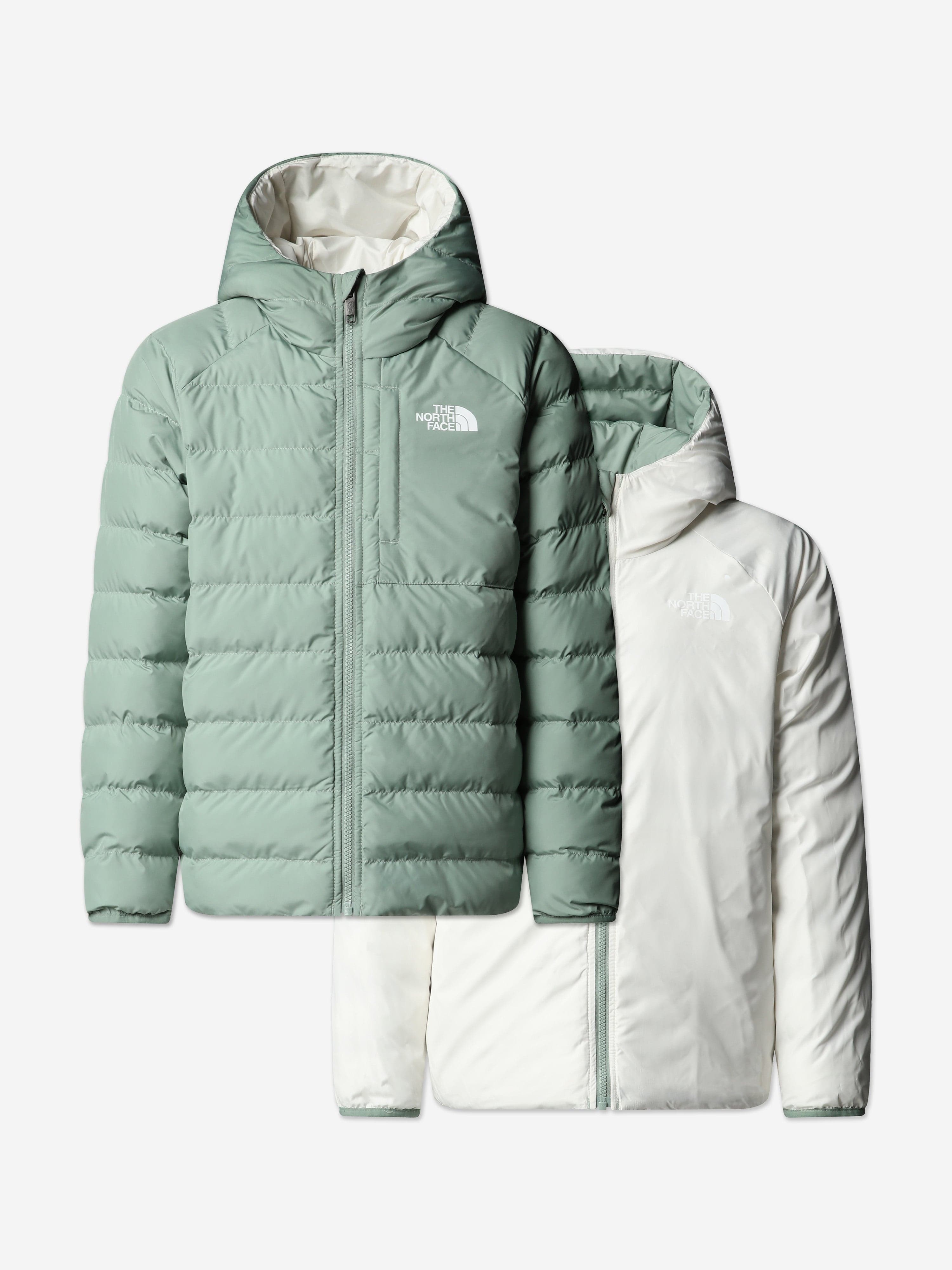 Girls Reversible Perrito Hooded Jacket in Green M (10 Years) By Childsplay Clothing